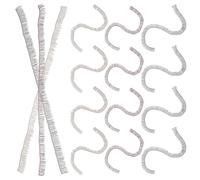 ABOOFAN 15pcs Simulated Doll Eyelashes Strip Decorative Fake Eyelash for DIY Craft Making Realistic Artificial for Doll Makeup and Styling