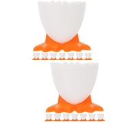 ABOOFAN 16pcs Cute Cartoon Cups for Easter Boiled Holders Stable Design Material for Breakfast Boys and Girls and Family Gatherings