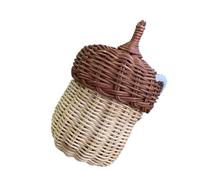 ABOOFAN 1Pc Mini Rattan Bag for Handheld Woven Basket Prop for Photography Stylish for Boys