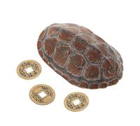 ABOOFAN 1Set Fortune Divination Turtle Shell Handpiece Retro Design Decorative Object for Living Room Multifunctional Prop for Mental Clarity and Aesthetic Appeal for Cultural