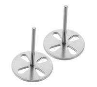 ABOOFAN 2 Pcs Hollow Bearing Nail Drill Bit Replacement Metal Sandpaper Discs for Foot Grinding Device Efficient Dead Skin and Callus Remover Professional Pedicure Tool for Smooth Feet