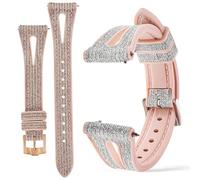 ABOOFAN 2 Pcs Water Drop Watch Strap Glitter Shiny Straps for Watches Replacement Bands for Popular Smartwatches Frontier