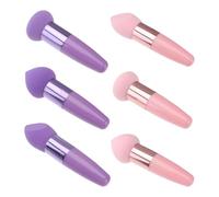 ABOOFAN 2 Sets Premium Makeup Sponge with Handle Dual-use Fluffy Beauty Sponges for Face Powder and Foundation Soft Skin-friendly Blending Tools for Women Sets