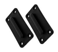 ABOOFAN 2 Sets Wall Mounted Retractable Barrier Receiver Compact Space-saving Slot Design Easy Installation Compatible with Crowd Control and Stanchions for Construction and Event Use