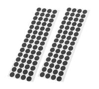 ABOOFAN 2 Sheets Nano Screen Clicker Sticker 8.5mm for Gaming Devices and Tablets, Black Plastic Adhesive Tape Dots Easy Removal and No Distortion, for Mobile Screen Clicker Use