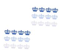 ABOOFAN 200pcs Boho Decor Wooden Crown Pattern Pendants Creative Wall Decor Hanging Decoration for Living