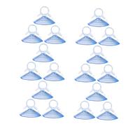 ABOOFAN 200pcs Clear Suction Cups Mini Glass Sucker Pads with Hooks for Car Windows Bathroom Walls Doors and Glass Surfaces Portable Lightweight Easy to Clean and Reuse