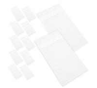 ABOOFAN 200PCS Kraft Paper Bags Biodegradable Self-Sealing Sandwich and Coffee Packaging for Apparel and Hardware Storage