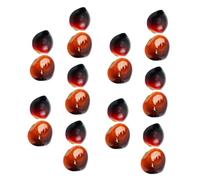 ABOOFAN 20pcs Artificial Chestnuts Ornaments for Photography Props and Home Decor with Fine Workmanship Mixed Size Creative Nut Decorations for DIY and Model Assorted style