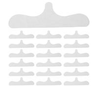 ABOOFAN 20pcs Disposable Sweat-absorbing Liners with Breathable Air Channels Moisture-wicking Under Breast Pads for Hot Weather Postpartum Nursing and Fit for Strapless Underwire Bras