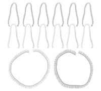 ABOOFAN 20pcs DIY Doll Eyelash Strips 0.4x20cm Black and Brown Safety Eyelashes for Doll Making Crafting Amigurumi Accessories