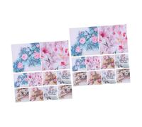 ABOOFAN 20pcs Eyeglasses Cleaning Cloths Printed Microfiber Lens Cleaning Cloth for Glasses Wipes and Phone Screen Cleaner