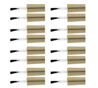 ABOOFAN 20pcs Gel Polish Replacement Nail Brushes for Cleaning and Application Disposable Dip Powder Brush Kit with High-density Thin Bristles for Fast Drying and Vivid Color Results