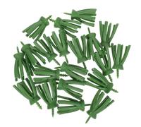 ABOOFAN 20pcs Green Plastic Carrot Heads for Easter Decorations, Realistic Faux Carrot Props for DIY Crafts, Holiday and Home Decorative Vegetable Accessories