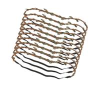 ABOOFAN 20pcs Handmade DIY Flower Crown Materials Woven Vine Headbands with Realistic Leaf Design Natural Touch Hair Decorations for Women Floral Festival and Party Crafting