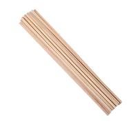 ABOOFAN 20pcs Khaki Wood Rod Teaching Instrument for Oxygen Combustion Experimental Science Equipment, Wooden Material Sticks for Education and Laboratory Use