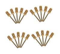 ABOOFAN 20pcs Nail Drill Bits with Sanding Band Shank Manicure Tool for Natural and Gel Nails Lightweight Corrosion-resistant for Polishing and Grinding