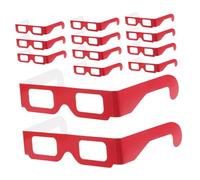 ABOOFAN 20pcs Rainbow Diffraction Glasses for Festivals Parties Concerts Comfortable Wear Unique Light Show Enhance Displays with Stunning Effects