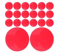 ABOOFAN 20pcs Red Circular Lighting Filter Gels 74mm Diameter Self-Adhesive Light Filter Stickers for LED Spotlights and Downlights, Ambient Lighting Correction Film Sheets for Home