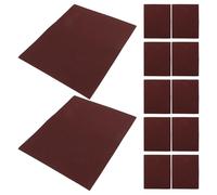 ABOOFAN 20pcs Sandpaper Gravel Paper Bird Claw Grinding Mat Natural Habitat Simulation Interactive Texture Design for Pet Bird Cage