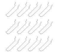 ABOOFAN 20pcs Stainless Steel Heavy Duty Pegboard Hooks with Double Arm Design, Fits 25mm and 16mm Hole Spacing, Ergonomic Opening for Quick Access and Safe Garage Storage, Suitable