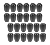 ABOOFAN 24 Pairs Black Silicone Earbud Replacement Tips for Stethoscope Accessories Soft Clinic Supplies Compatible with Professional Medical Use
