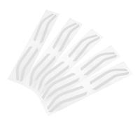 ABOOFAN 24 Pairs Silicone Eyebrow Shaping Templates Reusable Adjustable Brow Stencils with Mixed Styles for Precise Makeup Application and Brow Mapping