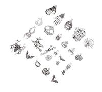 ABOOFAN 24pcs Alloy Jewelry Accessories Distinctive Earring Hangings Supplies for Halloween Series Unique Jewelry Making Supplies for Craft Projects