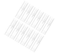 ABOOFAN 24pcs Clear Refillable Lotion Container Vacuum Pump Bottles Portable Travel Dispenser for Skincare Foundation Sample Cream Cosmetic Liquid Airless Design for Flights