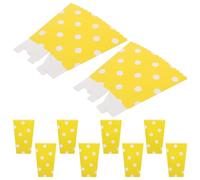 ABOOFAN 24pcs Popcorn Boxes Bulk Paper Popcorn Buckets for Movie Night Party Food Boxes Snacks Container