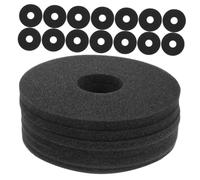 ABOOFAN 24pcs Replacement Salt Sponges Glass Rimmer Reusable Black Sponge with Versatile Compatibility for Margarita Glass Home Parties and Professional Bars