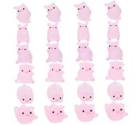 ABOOFAN 24pcs Resin Piggy Ornaments Small Pig Figurines Tabletop Micro Landscape Decor for Home Office Garden Display Charming Smooth Finish