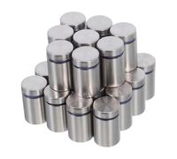 ABOOFAN 24pcs Stainless Steel Standoff Screws for Wall Mounting Advertising Signs Polished Hardware for Glass Acrylic Picture Frame Display Easy Installation Stable Grip