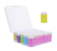 ABOOFAN 25pcs Finger Painting Sponges Set Craft Sponge Applicators for Boys and Girls Activities Face Paint Daubers Fine Art Tools Box