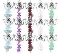 ABOOFAN 25Pcs Mixed Color Angel Charm Pendants Crystal DIY Jewelry Making Charms for Bracelets Necklaces Keychains Handmade Craft Supplies