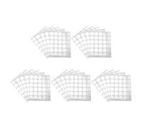 ABOOFAN 25sheets Lash Glue Holder round Eyelash Glue Stickers for Eyelash Extension Salon Use Adhesive Pallet Pads for Makeup Artists
