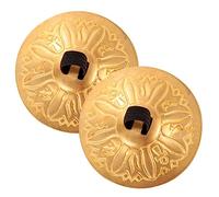 ABOOFAN 2pairs Small Finger Cymbals Percussion Musical Instrument for Belly Dancing Performance Dancing Props Cymbal for Stages and Performances