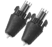 ABOOFAN 2pcs 3d Printing Pen Head Plastic Replacement Nozzle with Integrated Inserted Design and Detailed Printing Effects Compatible with 5v 12v Artists Use