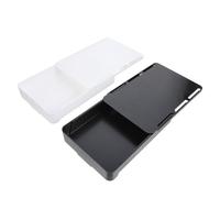 ABOOFAN 2pcs Adhesive Invisible Stationery Box under Desk Storage Case with Large-capacity Space and Concealed Design for Desktop Organizing Office and Home