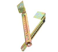 ABOOFAN 2pcs Adjustable Massage Couch Bed Lift Hinges, Steel Ten Level Adjustable Angle Riser Rods for Furniture and Beds, Sturdy and Versatile Hardware for Beauty Scenarios