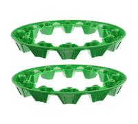 ABOOFAN 2pcs Atv Wheel Hub Covers Durable Plastic Rim Caps Off Road Vehicle Decoration Easy Installation Stylish Hub Trim for Enhanced Handling