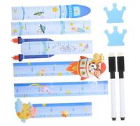 ABOOFAN 2pcs Boys and Girls Growth Height Charts Wall Measuring Ruler Newborn Growth Chart