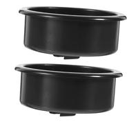ABOOFAN 2pcs Car Cup Holder Cup Holder for Couch Inserts Interior Car Seat Replacement Detachable Black Plastic re-usable