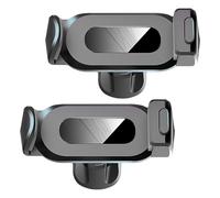 ABOOFAN 2pcs Car Phone Holder with Arch Design for Air Vent Mount Rotatable Smartphone Stand Heat-resistant Plastic Car Mount for Stable Navigation and Space-saving Dashboard Organization