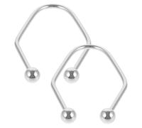 ABOOFAN 2pcs Dimples Trainer Facial Dimples Maker Stainless Steel Portable Efficient Formation Tool for Face Ch eauty Care