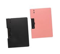 ABOOFAN 2pcs Document Folder Writing Clip Boards Practical Paper Organizers for Office and School Use Smooth Surface Writing Pads with Strong Clips for Contract and File Management