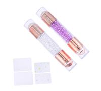 ABOOFAN 2pcs Dual Head Silicone Nail Stamper Salon Nail Stamper Skin Friendly Suitable for Beginners and Professionals Female Manicure Tool for Home and Salon Use