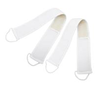 ABOOFAN 2pcs Exfoliating Back Washer Body Brush with Fabric Strap for Shower Bath, Promote and Stress, Suitable for Men and Women Random Color