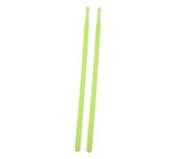 ABOOFAN 2pcs Fluorescent Green Drumsticks Glowing Drum Sticks for Acoustic Kits and Marching Bands Practical Lightweight Percussion Sticks with Balanced Gravity for Beginners and