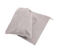 ABOOFAN 2pcs Hair Dryer Storage Bags with Drawstring Thickened Fleece Gray Portable Travel Hair Tool Organizer Pouch for Hairdryers Curling Irons